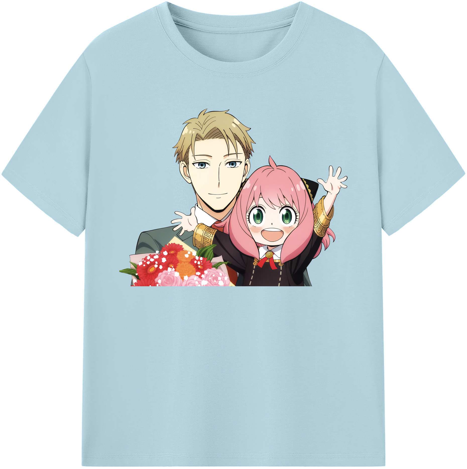 （画像用） SPY×FAMILY间谍家家酒 綿100％半袖Tシャツ（フロントプリント）